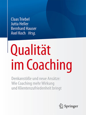 cover image of Qualität im Coaching